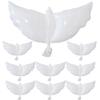 10pcs Peace Dove Balloon Dove Memorial Balloons Giant Bird Balloons Inflatable Bird Dove Jumbo Balloons Wedding Decorations for Ceremony White Decor Decorative Balloons Party Props view 1