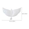 10pcs Peace Dove Balloon Dove Memorial Balloons Giant Bird Balloons Inflatable Bird Dove Jumbo Balloons Wedding Decorations for Ceremony White Decor Decorative Balloons Party Props view 4