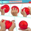 5 Inch Foam Mini Basketball Balls for Indoor Mini Hoops Set, Soft Squishy Basketball Slow Rising| Swimming Pool Beach Balls Great Sport Gift for Adults & Kids Sensory Stress Balls (3 Pack) view 2