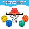 5 Inch Foam Mini Basketball Balls for Indoor Mini Hoops Set, Soft Squishy Basketball Slow Rising| Swimming Pool Beach Balls Great Sport Gift for Adults & Kids Sensory Stress Balls (3 Pack) view 4