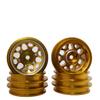 Nexx Racing CNC Alu Wheel Rims for TRX4M - NexxRacing Upgrades for RC Crawler TRX4M (HELIDIRECT) (Gold) view 1