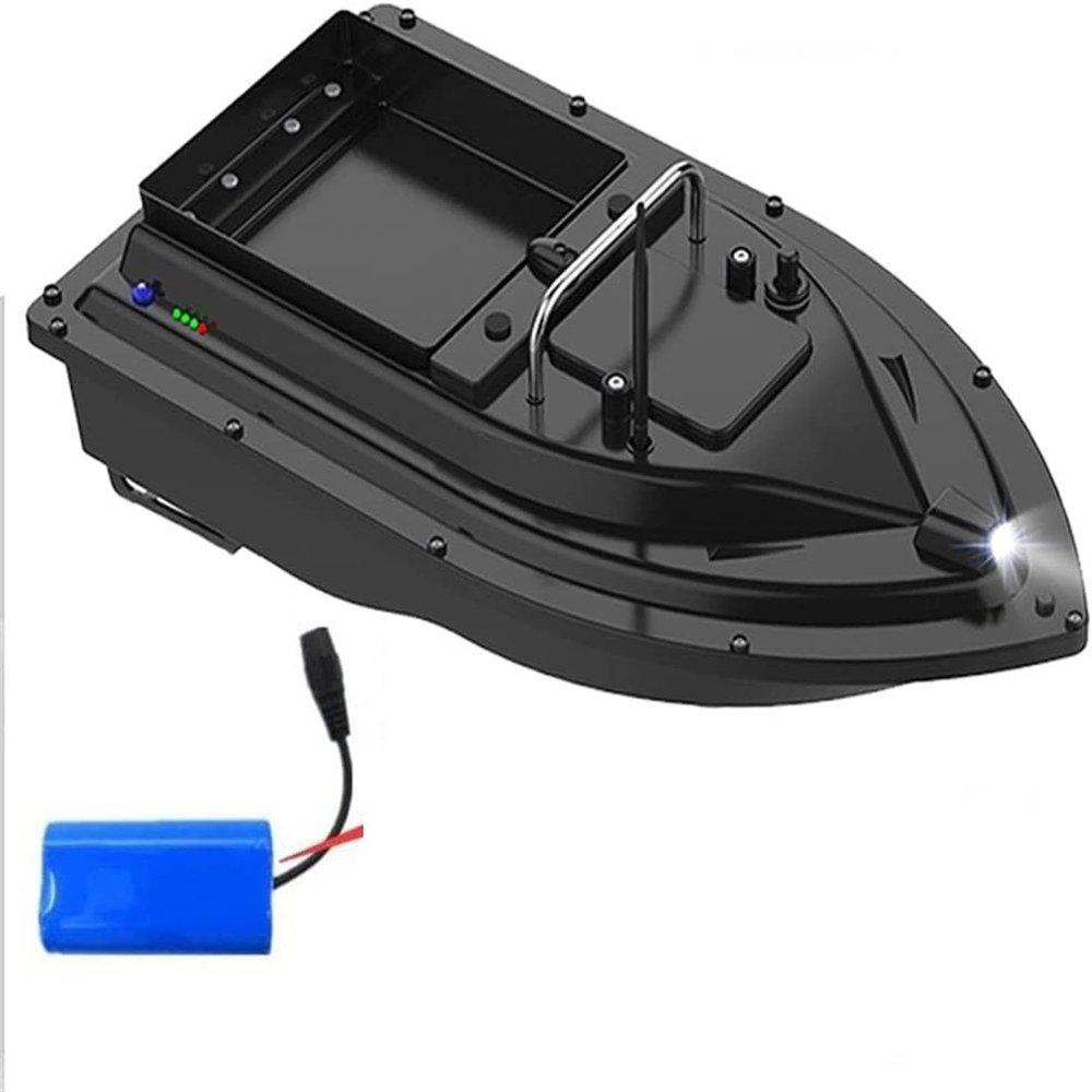 KFJZGZZ 500m rc Fishing Bait Boat RC Fish Finder Rowing Nesting Ship Hook Boat Automatic Stock Single Speedboat Toys, Fishing Bait Boat