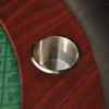 INO Design Poker Table for 10 Players 96 inches Oval Texas Hold'em Casino Games with Cup Holders Chip Tray Dropbox Speed Cloth, Green view 3