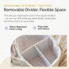 Yunioo Baby Diaper Caddy Organizer, Portable Nursery Storage Basket with Sturdy Handle Diaper Caddy Basket, Car Caddy for Diapers and Baby Wipes, Newborn Essentials view 4