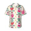 Limkoo Russian Doll Matryoshka Men's Short Sleeve Shirt Causal Summer Button Down Beach Shirts view 1
