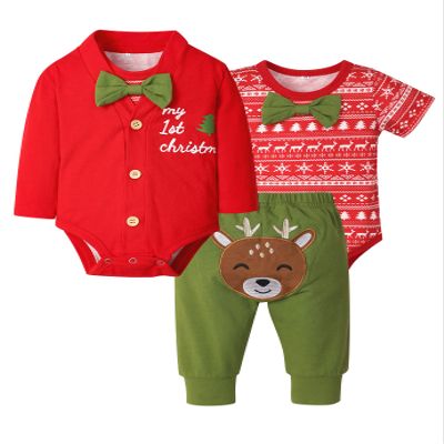 Abbence Baby Christmas Outfit,My First Christmas Baby Girl Boy 1st Outfit 12-18 Months