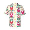 Limkoo Russian Doll Matryoshka Short Sleeve Shirt Button Down Summer Hawaiian Shirts for Men view 2