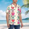 Limkoo Russian Doll Matryoshka Short Sleeve Shirt Button Down Summer Hawaiian Shirts for Men view 4