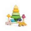 Bigjigs Toys Forest Friends Playset - Silicone Stacking Toys, Montessori Toys for Open-Ended Play, Baby Toys 12 Months, Sustainably Made view 4