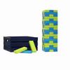 Tailgating Pros Premium Giant Toppling Timbers with Navy Crate  Choose Your Team Colors! Jumbo Outdoor Yard Game, Tower Grows to Over 5 Feet! Optional Tipsy Stickers Available! view 1