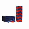 Tailgating Pros Premium Giant Toppling Timbers with Navy Crate  Choose Your Team Colors! Jumbo Outdoor Yard Game, Tower Grows to Over 5 Feet!  Optional Tipsy Stickers Available! view 1