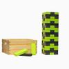 Tailgating Pros Premium Giant Toppling Timbers with Wooden Crate  Choose Your Team Colors! Jumbo Outdoor Yard Game, Tower Grows to Over 5 Feet!  Optional Tipsy Stickers Available! view 1