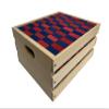 Tailgating Pros Premium Giant Toppling Timbers with Wooden Crate  Choose Your Team Colors! Jumbo Outdoor Yard Game, Tower Grows to Over 5 Feet!  Optional Tipsy Stickers Available! view 4
