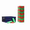 Tailgating Pros Premium Giant Toppling Timbers with Navy Crate  Choose Your Team Colors! Jumbo Outdoor Yard Game, Tower Grows to Over 5 Feet! Optional Tipsy Stickers Available! view 1