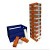 Tailgating Pros Premium Giant Toppling Timbers with Navy Crate  Choose Your Team Colors! Jumbo Outdoor Yard Game, Tower Grows to Over 5 Feet! Optional Tipsy Stickers Available! view 1