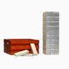 Tailgating Pros Premium Giant Toppling Timbers with Stained Crate  Choose Your Team Colors! Jumbo Outdoor Yard Game, Tower Grows to Over 5 Feet! Optional Tipsy Stickers Available! view 1