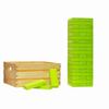 Tailgating Pros Premium Giant Toppling Timbers with Wooden Crate  Choose Your Team Colors! Jumbo Outdoor Yard Game, Tower Grows to Over 5 Feet!  Optional Tipsy Stickers Available! view 1