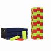 Tailgating Pros Premium Giant Toppling Timbers with Navy Crate  Choose Your Team Colors! Jumbo Outdoor Yard Game, Tower Grows to Over 5 Feet! Optional Tipsy Stickers Available! view 1