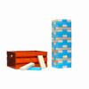 Tailgating Pros Premium Giant Toppling Timbers with Stained Crate  Choose Your Team Colors! Jumbo Outdoor Yard Game, Tower Grows to Over 5 Feet!  Optional Tipsy Stickers Available! view 1
