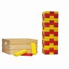 Tailgating Pros Premium Giant Toppling Timbers with Wooden Crate  Choose Your Team Colors! Jumbo Outdoor Yard Game, Tower Grows to Over 5 Feet!  Optional Tipsy Stickers Available! view 1