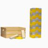 Tailgating Pros Premium Giant Toppling Timbers with Wooden Crate  Choose Your Team Colors! Jumbo Outdoor Yard Game, Tower Grows to Over 5 Feet!  Optional Tipsy Stickers Available! view 1