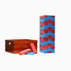 Tailgating Pros Premium Giant Toppling Timbers with Stained Crate  Choose Your Team Colors! Jumbo Outdoor Yard Game, Tower Grows to Over 5 Feet! Optional Tipsy Stickers Available! view 1