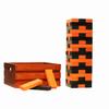 Tailgating Pros Premium Giant Toppling Timbers with Stained Crate  Choose Your Team Colors! Jumbo Outdoor Yard Game, Tower Grows to Over 5 Feet! Optional Tipsy Stickers Available! view 1