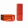 Tailgating Pros Premium Giant Toppling Timbers with Stained Crate  Choose Your Team Colors! Jumbo Outdoor Yard Game, Tower Grows to Over 5 Feet!  Optional Tipsy Stickers Available! view 1