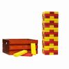 Tailgating Pros Premium Giant Toppling Timbers with Stained Crate  Choose Your Team Colors! Jumbo Outdoor Yard Game, Tower Grows to Over 5 Feet! Optional Tipsy Stickers Available! view 1