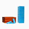 Tailgating Pros Premium Giant Toppling Timbers with Stained Crate  Choose Your Team Colors! Jumbo Outdoor Yard Game, Tower Grows to Over 5 Feet!  Optional Tipsy Stickers Available! view 1