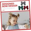 3pcs Plaid Bow Clips for Boys and Girls Lightweight Hair Accessories for Girls Chic Bowknot Hairpins for Birthday and Special Occasions view 3
