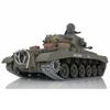 wheelfun Heng Long US in Stock, 1/16 Scale 7.0 Upgraded M26 Pershing RTR RC Tank 3838 Metal Tracks Smoke Generator 340 Rotating Turret Infrared Combat Lifting Barrel Light Sound Airsoft Tank view 2
