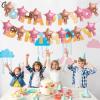 100 Pcs 5in Star Shaped Balloons Pink Rose Gold Foil Mylar Balloons Small Foil Balloon Decoration for Women Girls Valentine's Day Birthday Wedding Proposal Bridal Bachelorette Party Decor view 4