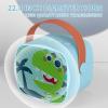 Snowall Mini Karaoke Machine for Kids, Portable Bluetooth Speaker with Wireless MicrophoneKids Music Player Toys for Girls and Boys,3,4, 5, 6, 7, 8+ Years Old, Teens Birthday (Green-Dinosaur) view 4