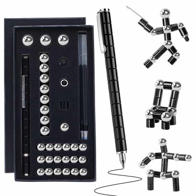 Gifts for Men Fidget Pen - Christmas Stocking Stuffers for Teen Ages 15+, White Elephant Gifts for Adults, Anniversary Birthday Gift for Him, Cool Gadget for Men Best for Stress Relief and Kill Time