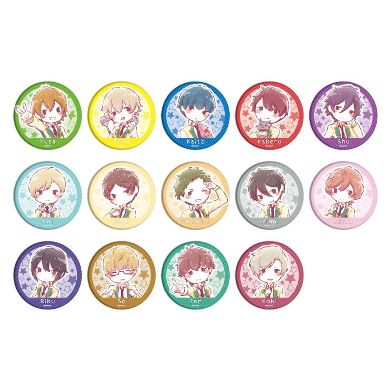 Stamu 02 Graph Art Illustration Can Badge Box of 14