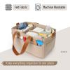 Mr. Pen- Baby Diaper Caddy Organizer, Leather Strap, Baby Organizer, Car Diaper Caddy view 4