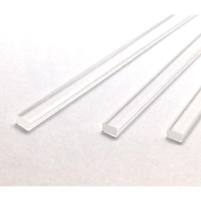 100pcs 6" x 4mm Flat Clear sticks for cake toppers cake pops or lollipops - Acrylic Plexiglass Sticks Transparent Clear, Strong and not bendy with length of 4,6 or 8 (100, 6in)