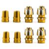2 Sets Alloy M3 Size 3mm Transmitter 3D Stick Ends for Futaba/Spektrum DX7 FrSky Taranis X9 X7 RadioLink RC Multicopter Quadcopter(Yellow) view 1