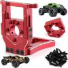 Aluminum X maxx Motor Mount for 1/5 X-Maxx 6S X Maxx 8S 1/6 XRT 8S Upgrades Parts,Replacement #7760(Red) view 1