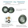 Professional Responsive Yoyo, Aluminum Yo Yo for Kids Beginner, Replacement Unresponsive Ball Bearing for Advanced Yoyo Players + 1 Glove + 5 Yoyo Strings + 1 Ball Bag (Green) view 3