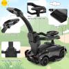 INFANS 3 in 1 Ride on Push Car, Licensed Lamborghini Baby Stroller Sliding Walking Car with Push Handle, Music, USB, Headlight, Under Seat Storage, Kids Foot-to-Floor Toy for 18-60 Months (Black) view 3