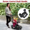 INFANS 3 in 1 Ride on Push Car, Licensed Lamborghini Baby Stroller Sliding Walking Car with Push Handle, Music, USB, Headlight, Under Seat Storage, Kids Foot-to-Floor Toy for 18-60 Months (Black) view 4
