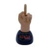 Middle Finger Car Ornament Funny Solar Powered Dancing Mid Finger Shaking Toy Car Interior Decoration for Automobiles Dashboard Room Desktop view 1