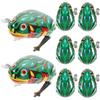 Zerodeko Frog Toys Wind-up Clockwork Playthings for Kids 3-Inch Metal Retro Frogs Ideal for Birthday Party Favors and Holiday view 1