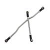 1/10 Steering Links 2Pcs Metal Adjustable Steering Linkage Servo Link Pull Rod for 1/10 RC Crawler Axial Capra 1.9 Unlimited Trail Buggy RTR Upgrades Accessories (1/10 Capra Steering Links Black) view 3