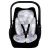 TANOFAR Infant Car Seat Head Support, Soft Baby Carseat Head & Body Support, Grey Elephant Baby Car Seat Insert Cushion for Newborn Boys view 1