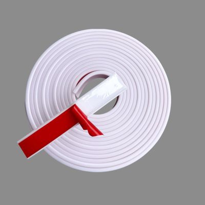 3.2ft U Shape Furniture Edge Banding Self Adhesive Flexible Edge Guard Edge Banding, TPE Edge Protector Strip, Corner and Edge Bumper Guards, Edge Protector for Cabinet Repa(Size:18mm,Color:White,)