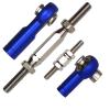 Aluminum Adjustable Turnbuckles Camber Link Upgrade Parts for Traxxas 1/10 Rustler 2WD/4X4, Slash 4X4/2WD, Stampede 4X4/2WD VXL, Hoss 4x4, 7 PCS view 3