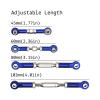 Aluminum Adjustable Turnbuckles Camber Link Upgrade Parts for Traxxas 1/10 Rustler 2WD/4X4, Slash 4X4/2WD, Stampede 4X4/2WD VXL, Hoss 4x4, 7 PCS view 4